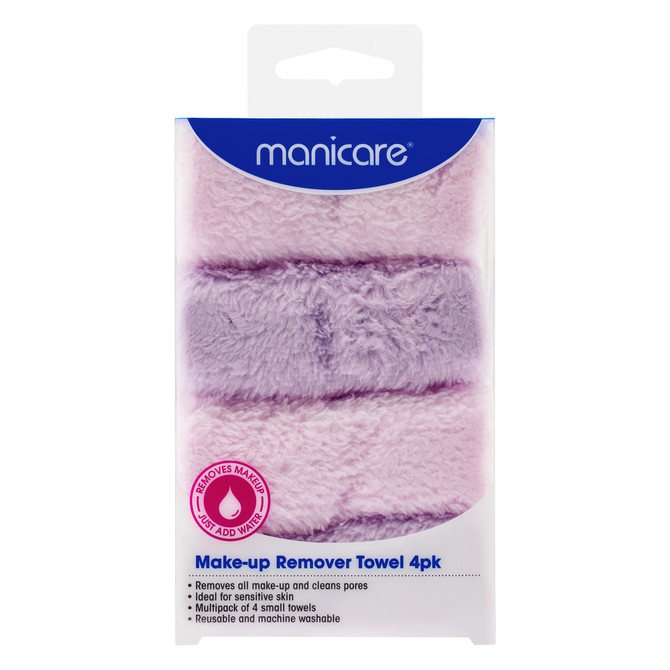Manicare Make-up Remover Towel 4pk