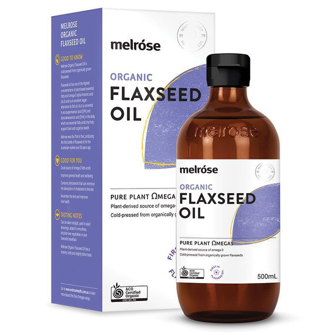 Melrose Organic Flaxseed Oil 500ml