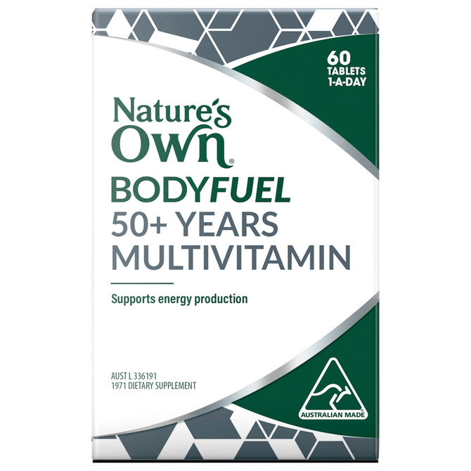Nature's Own Bodyfuel 50+ Years Multivitamin 60 Tablets