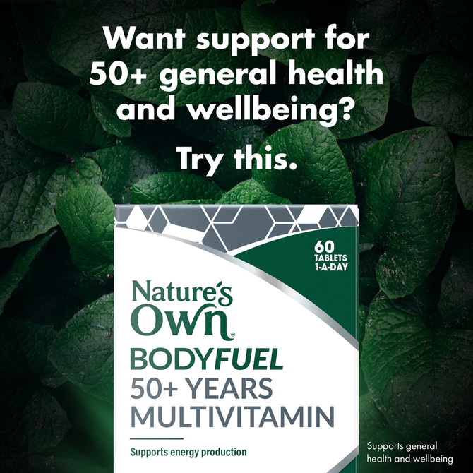 Nature's Own Bodyfuel 50+ Years Multivitamin 60 Tablets