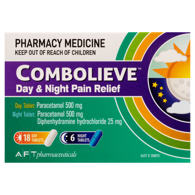 Combolieve® Day and Night Pain Relief 24 Tablets