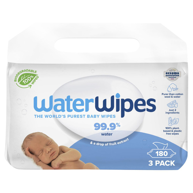 WaterWipes Baby Wipes 180 Pack
