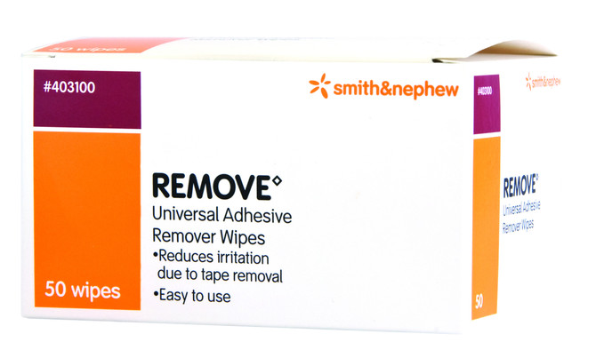 REMOVE Adhesive Remover Wipes Box/50