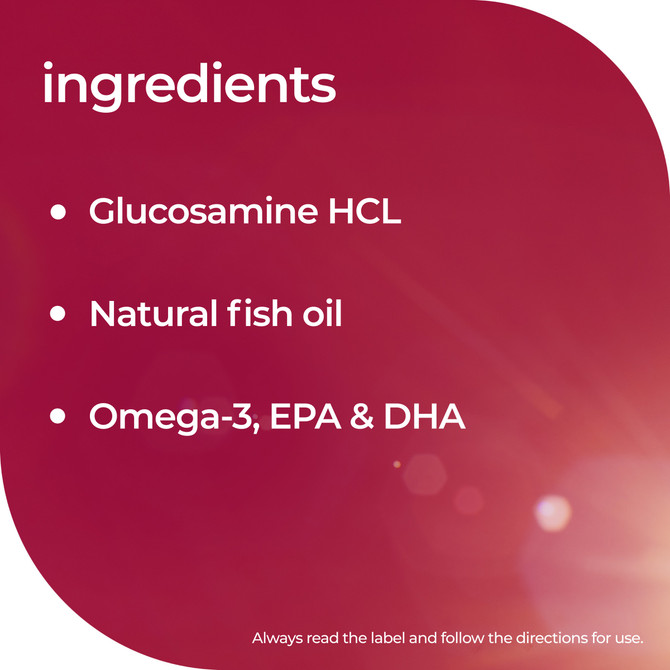 NATURE'S WAY GLUCOSAMINE & FISH OIL 200s