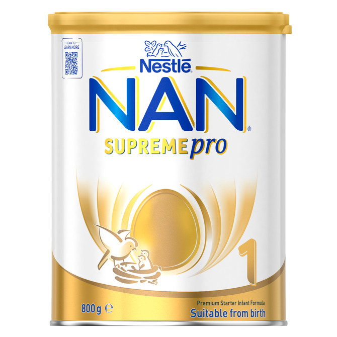 Nestle NAN SUPREMEpro 1 Infant Formula for Newborns Suitable from Birth 800g