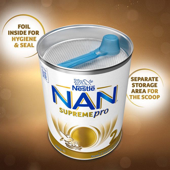 Nestle NAN SUPREMEpro 2 Follow-on Baby Formula 6-12 Months Powder 800g