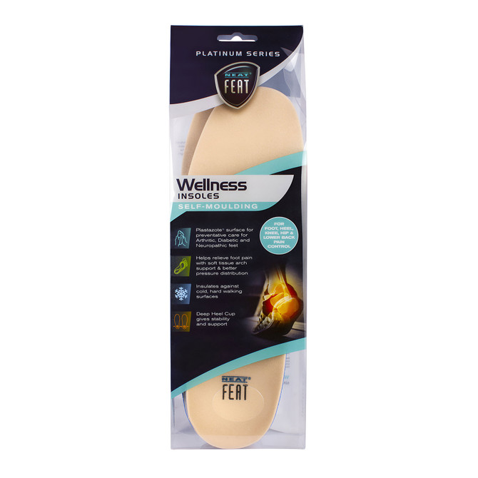 Neat Feat Wellness Self-Moulding Diabetic Insole Large
