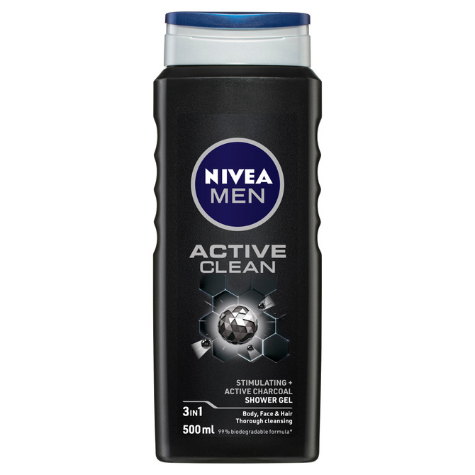NIVEA MEN Active Clean Shower Gel 500ml