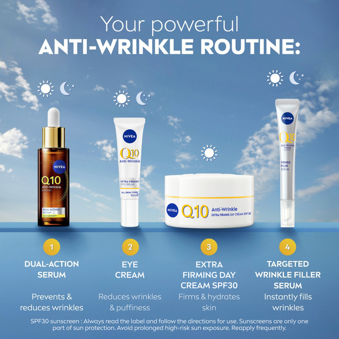 NIVEA Q10 Anti-Wrinkle Extra Firming Eye Cream 15ml