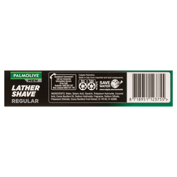 Palmolive Mens Lather Shave, 65g, Cream, The Classic Shave, Regular
