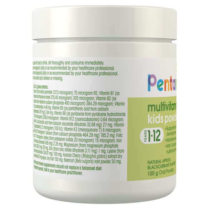 Pentavite Multivitamin + Iron Kids Powder 100g