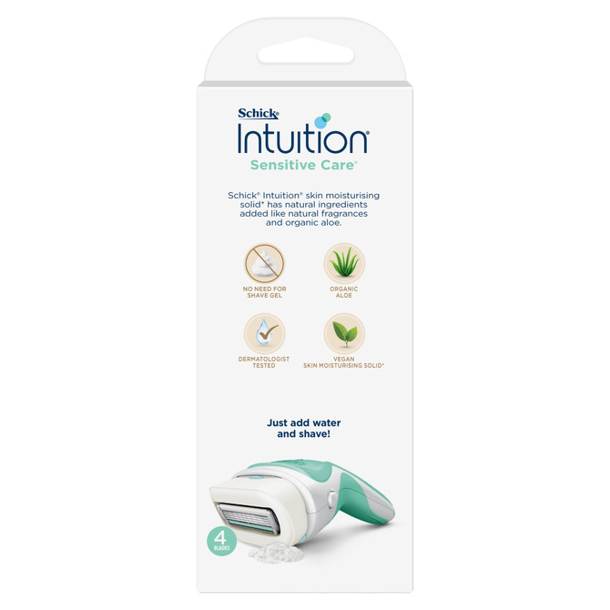 Schick Intuition Sensitive Care Razor Kit 2pk