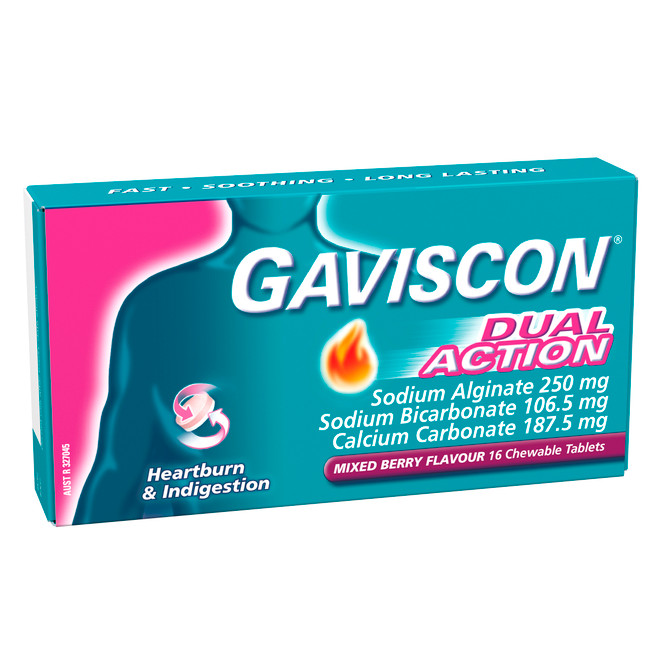 Gaviscon Dual Action Mixed Berry 16 Pack