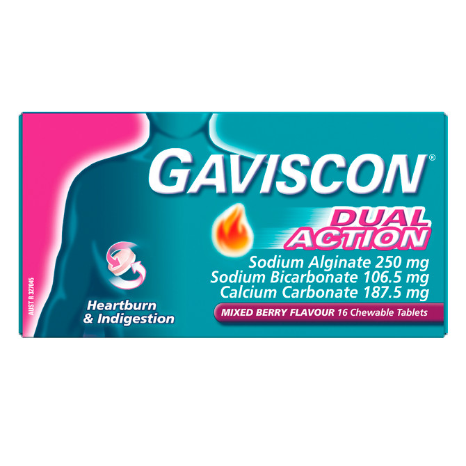 Gaviscon Dual Action Mixed Berry 16 Pack