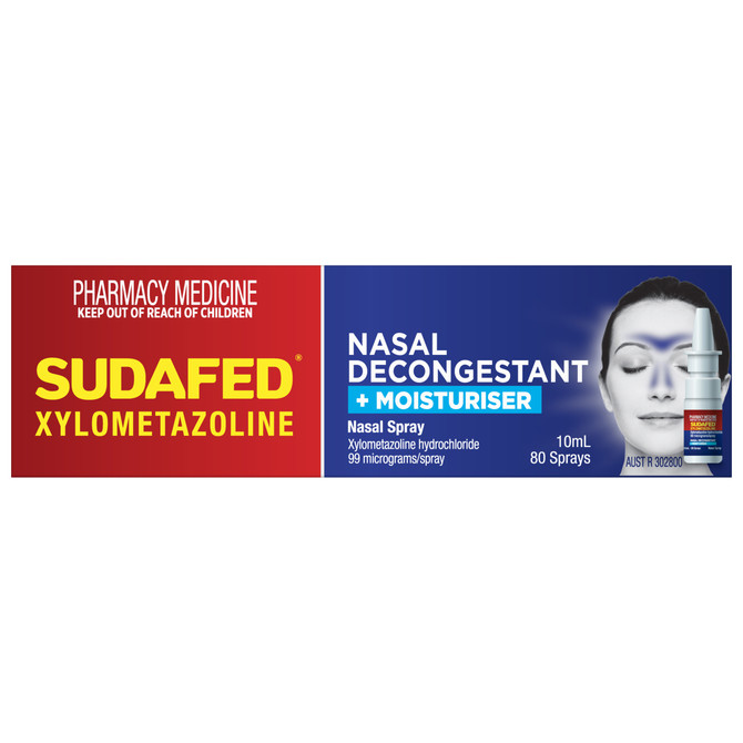 Sudafed Xylo Nasal Decongestant Spray 10mL