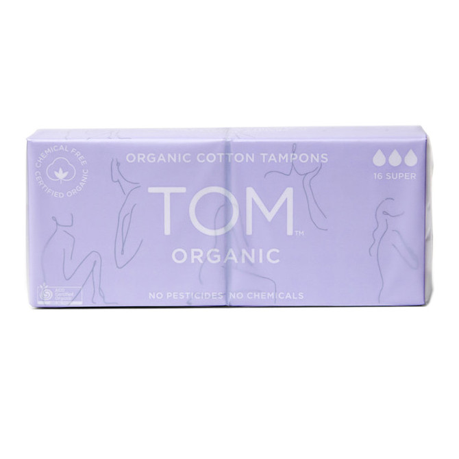 Tom Organic Cotton Super Tampons 16