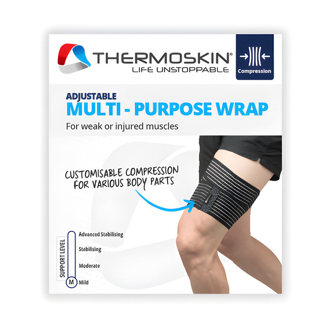 Thermoskin Adjustable Black Multi-Purpose Wrap