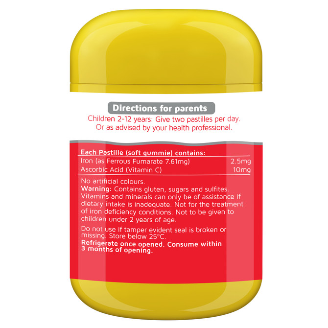 Nature's Way Kids Smart Vita Gummies Iron + Vitamin C 60's