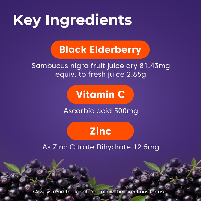 Sambucol Black Elderberry Immune Defence Forte Capsules 30s