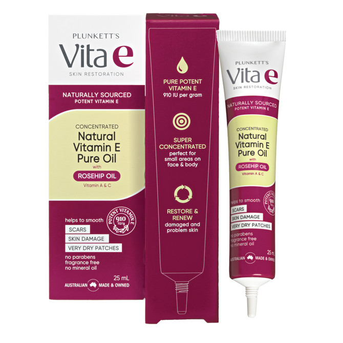 Plunkett's Vita E Natural Vitamin E Pure Oil 25mL
