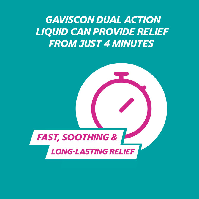 Gaviscon Dual Action Liquid Mixed Berry 300ml