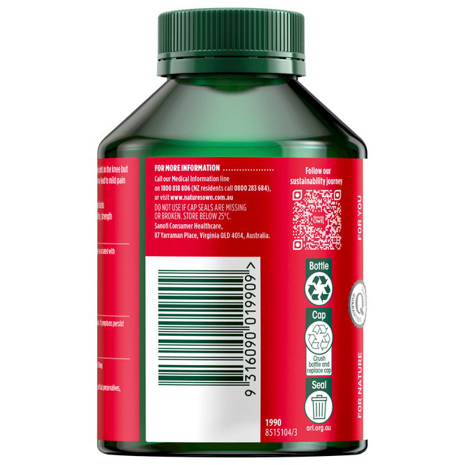 Nature's Own Glucosamine Sulfate with Chondroitin 200 Tablets