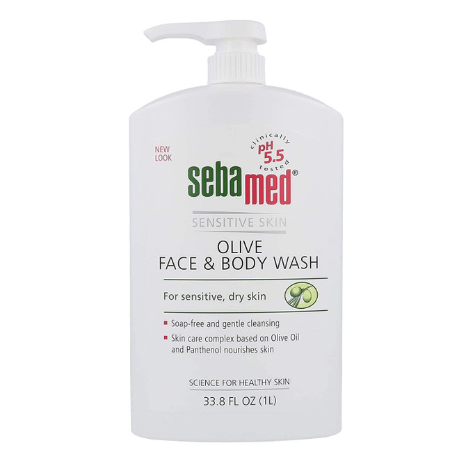 Sebamed Olive Face & Body Wash 1 Litre