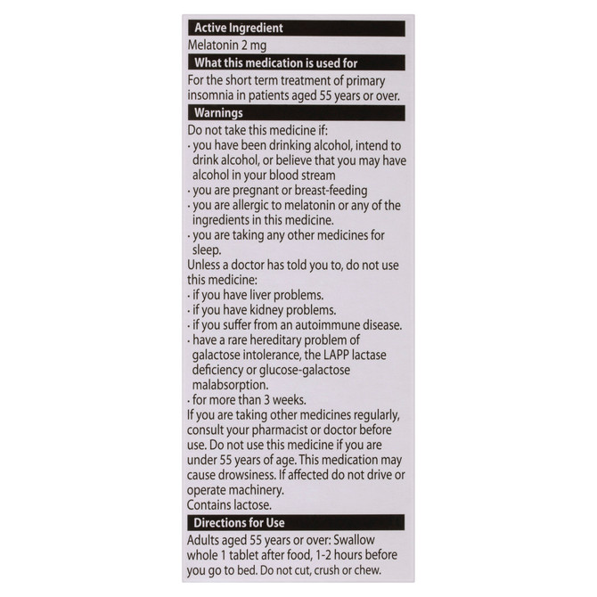 Circadin 2mg 30 Tablets