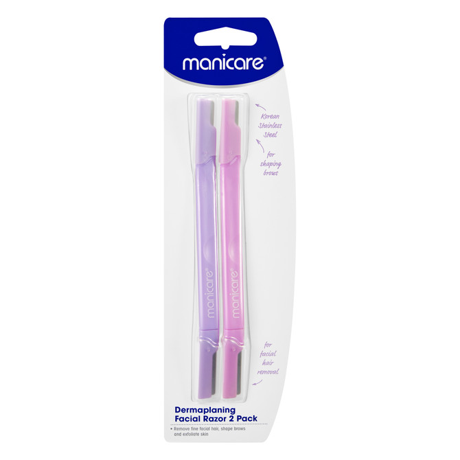 Manicare Dermaplaning Facial Razor 2 Pack