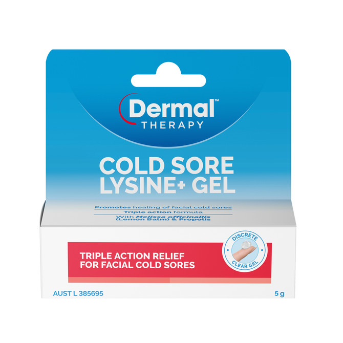 Dermal Therapy Cold Sore Lysine+ Gel