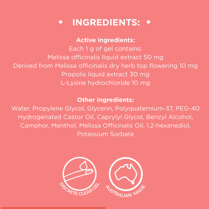 Dermal Therapy Cold Sore Lysine+ Gel