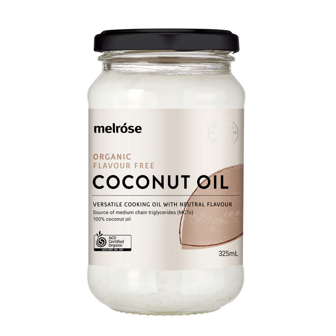 Melrose Organic Flavour Free Coconut Oil 325mL