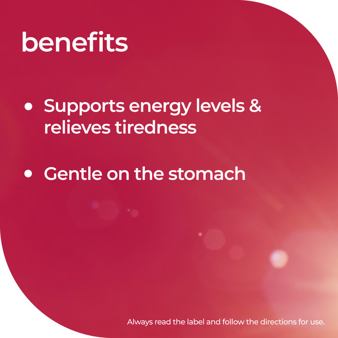 Nature's Way High Strength Iron + Vitamin C & B12 30 Modified Release Tablets