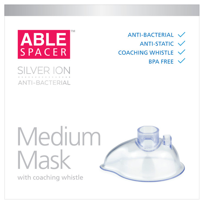 Able Spacer Medium Mask With Coaching Whistle