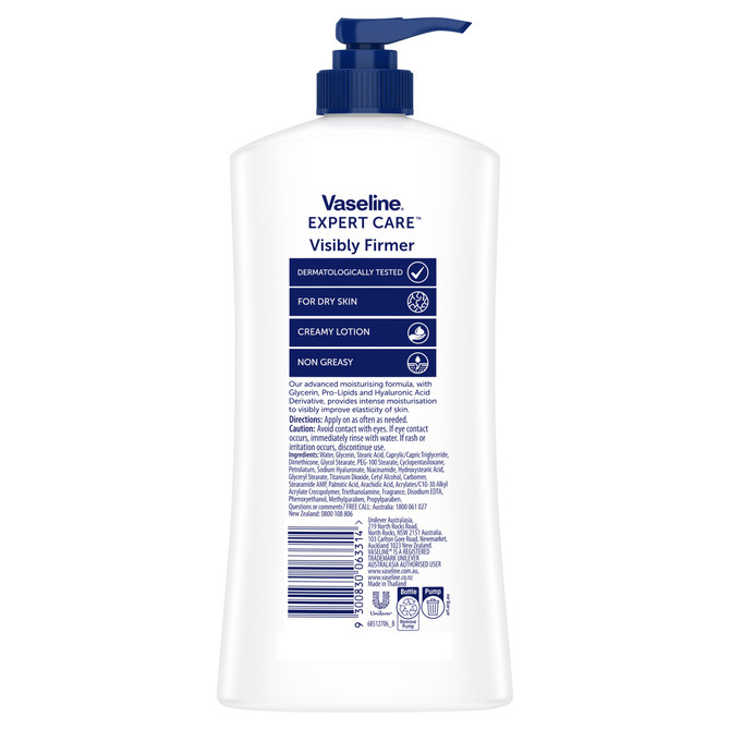 Vaseline Expert Care Body Lotion VISIBLY FIRMER 550 ML