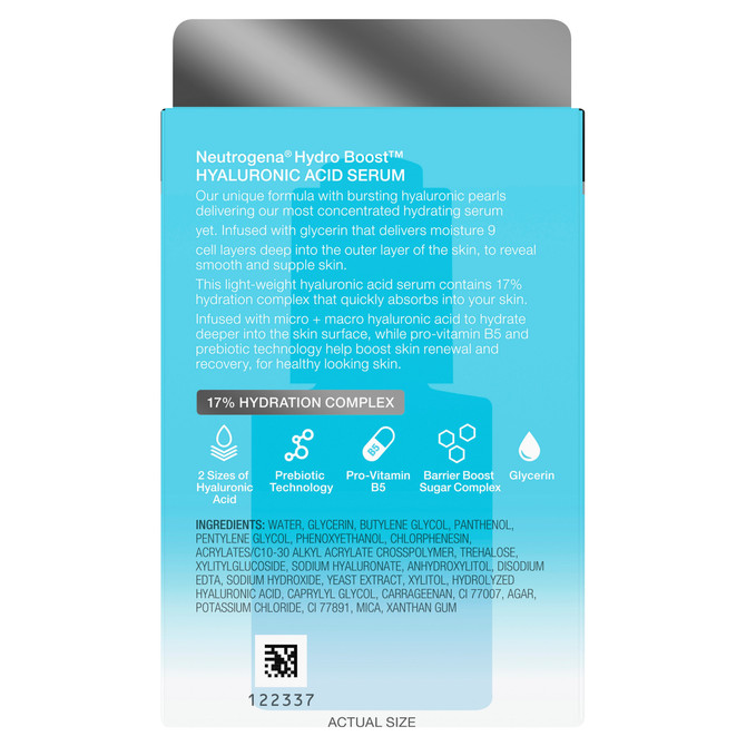 Neutrogena Hydro Boost Hyaluronic Acid Face Serum 30mL
