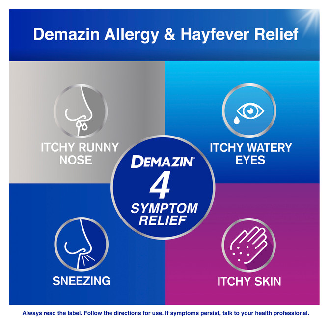 Demazin Allergy + Hayfever Relief 60 Tablets