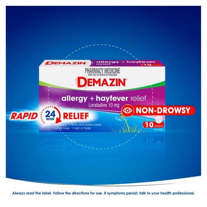 Demazin Allergy + Hayfever Relief Non-Drowsy 30 Tablets