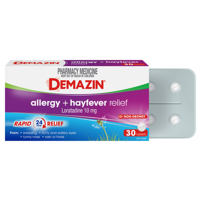 Demazin Allergy + Hayfever Relief 30 Tablets