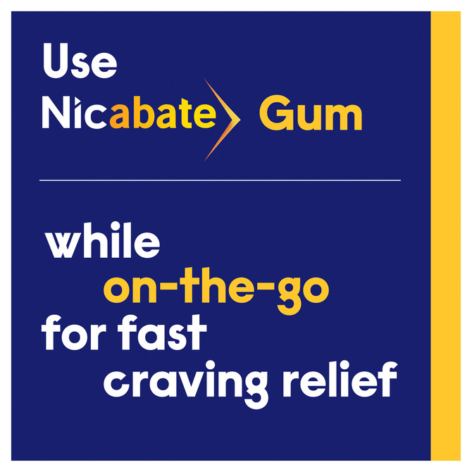 Nicabate Gum Stop Smoking Nicotine 4mg Extra Strength Extra Fresh Mint Coated Chewing Gum 200 Pack