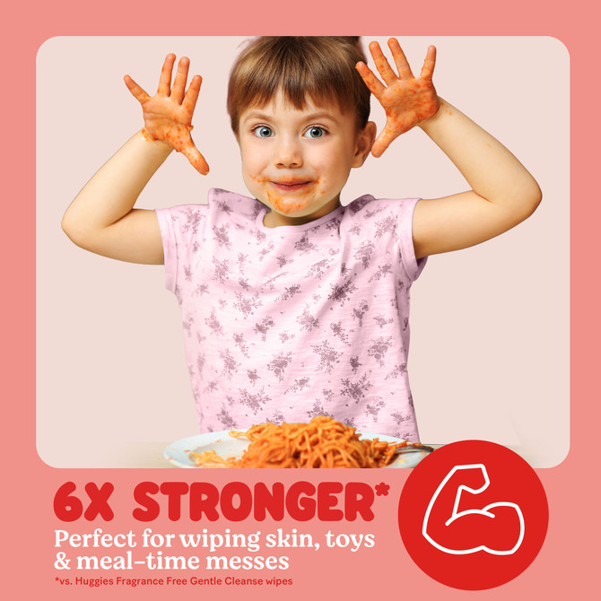 Huggies Essential Clean Baby Wipes 80 Pack