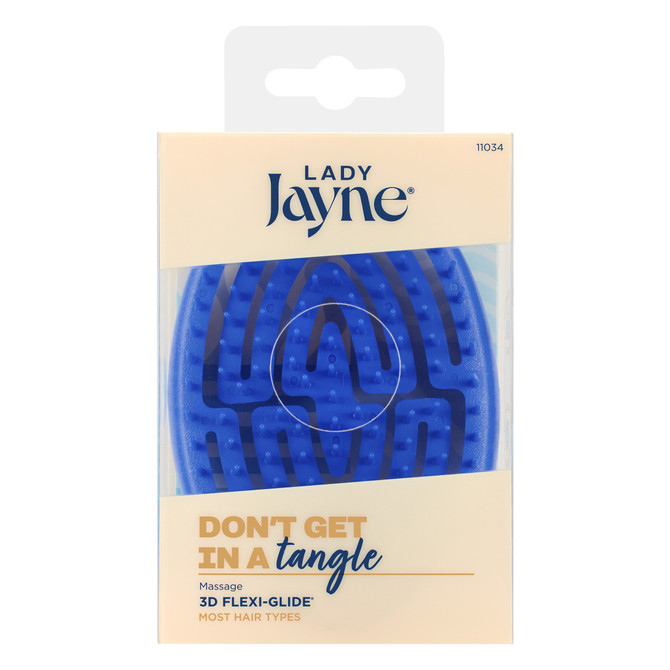 Lady Jayne 3D Flexi-Glide Detangler Brush