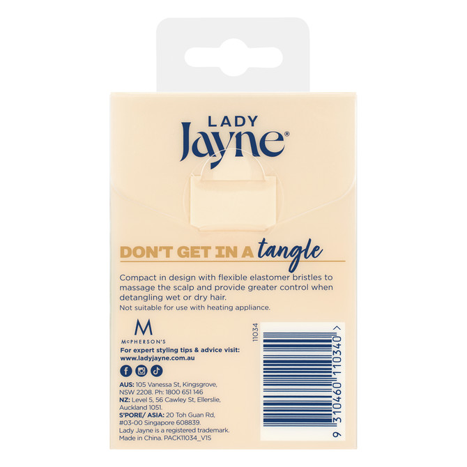 Lady Jayne 3D Flexi-Glide Detangler Brush