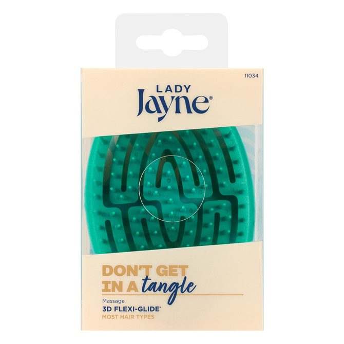 Lady Jayne 3D Flexi-Glide Detangler Brush