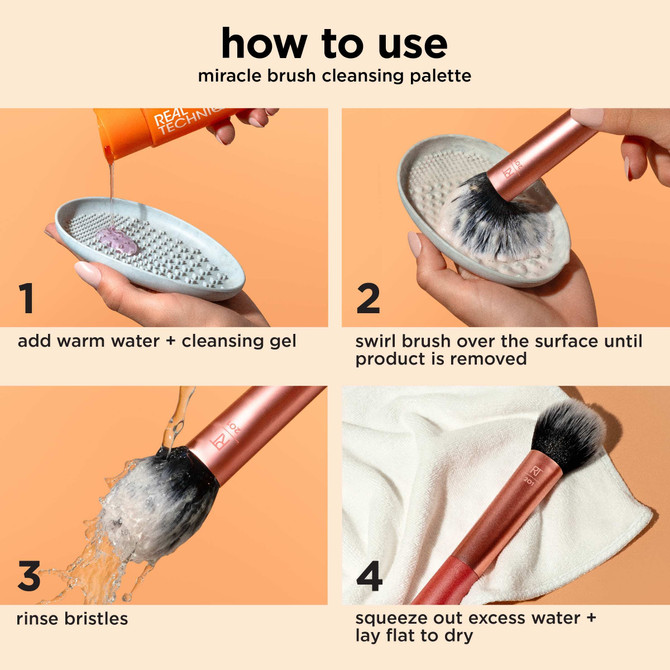 REAL TECHNIQUES BRUSH CLEANSING PALETTE