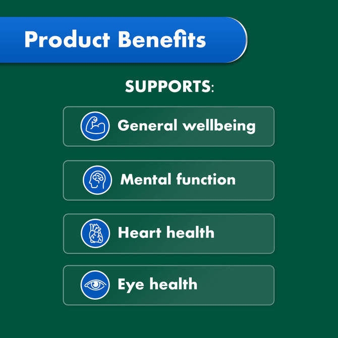 Nature's Own Concentrated Fish Oil 4 in 1  -  90 Capsules