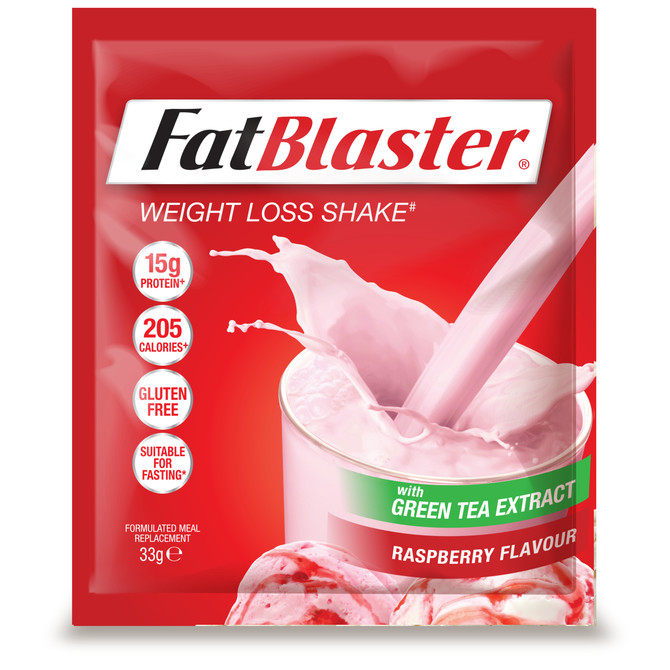 FatBlaster Red Tub Variety Pack Weight Loss Shake 14x 33g sachets