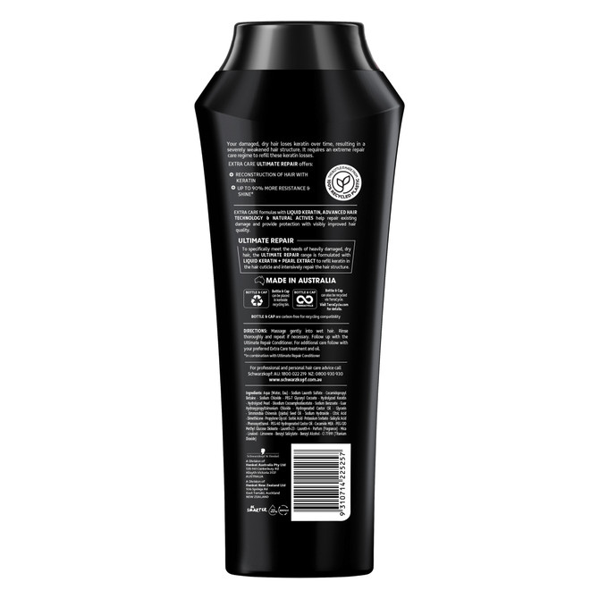 Schwarzkopf Extra Care Ultimate Repair Strengthening Shampoo 400mL