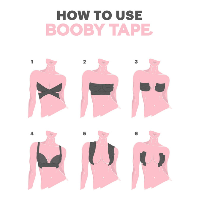 Booby Tape Black 5m