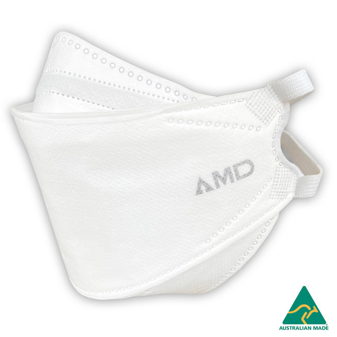 AMD NANO-TECH P2 Particulate Level 3 Respirator Mask T4H | Large Size - Headband (Single Mask)